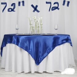 Seamless Satin Square  Table Cover Overlay