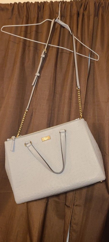 Gray Kate Spade Purse