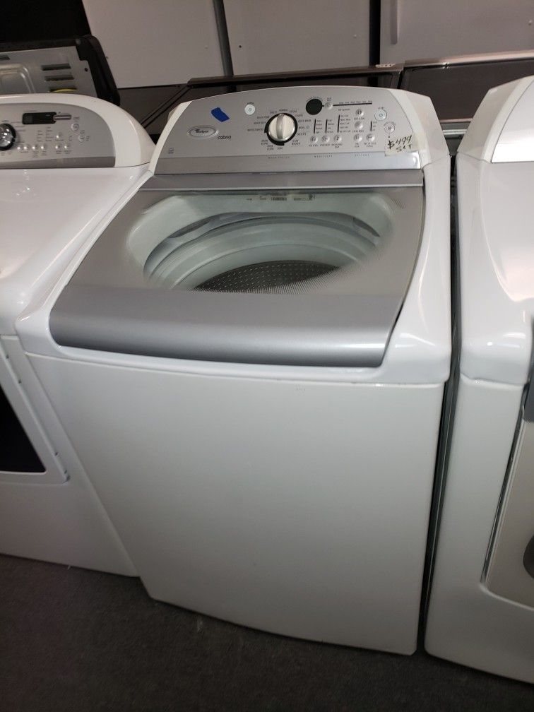 Whirlpool Electric Top Load Set Washer And Dryer In Great Condition