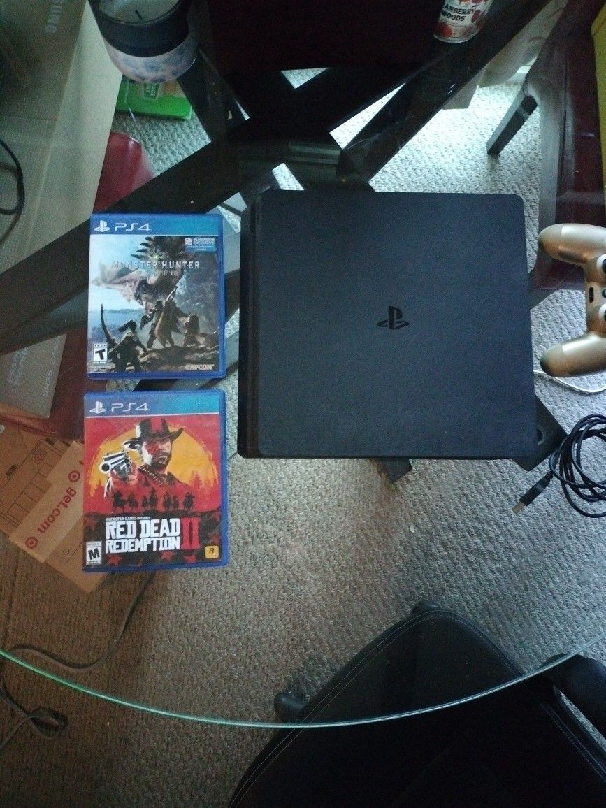PS4+2games+Controller 