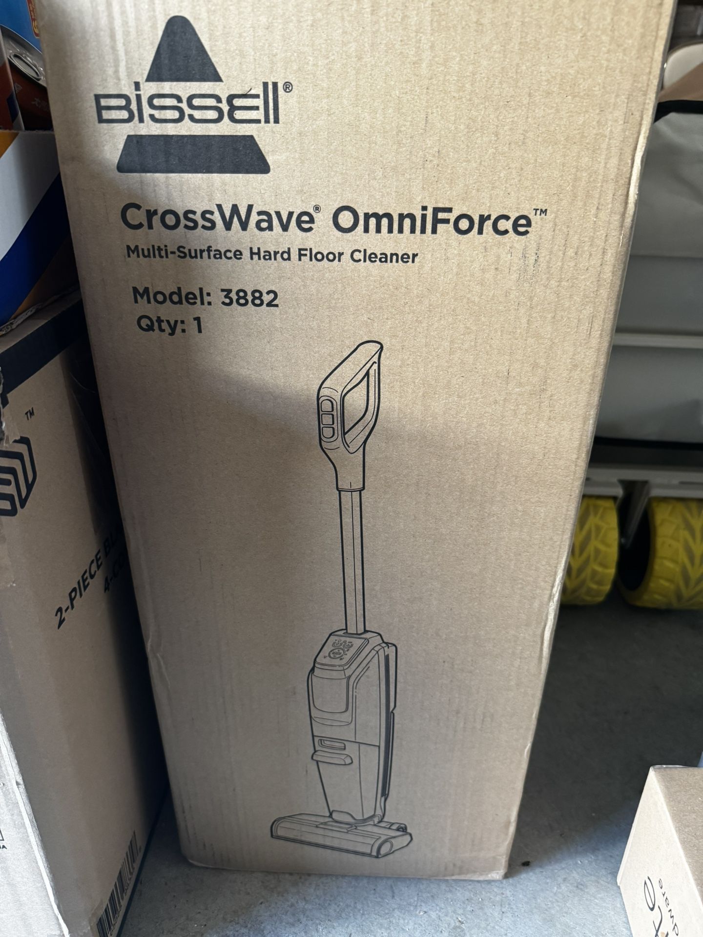 Bissell® CrossWave® OmniForce™ Cordless Multi-Surface Hard Floor Cleaner and Mop, Wet Dry Vacuum with Dedicated Dry Vacuum Mode, 3882