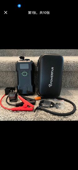 🎄🎁Brand New 4500A Car Battery Jump Starter, Battery Pack,tire inflator