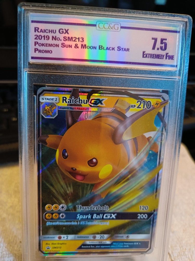 RAICHU GX Greated Pokemon Card