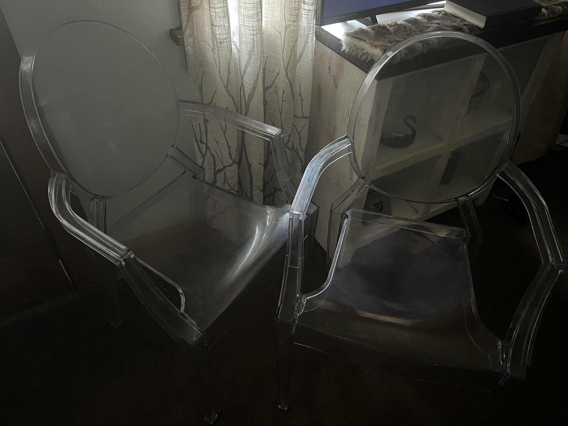 Clear Armchairs (Pair)