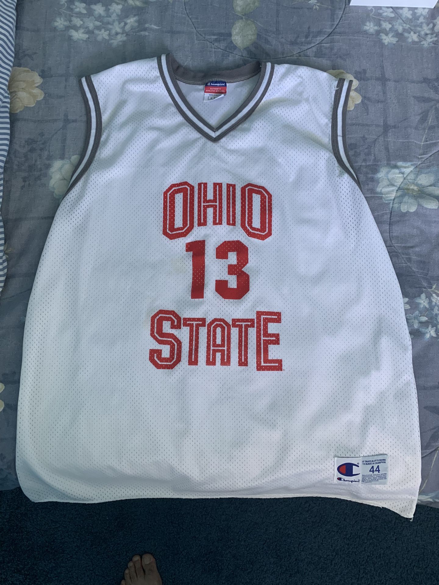 Ohio State Champion Basketball Jersey Size 44 L