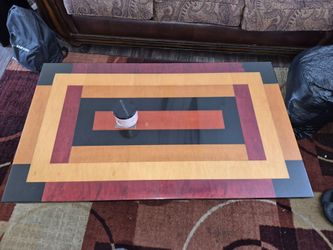 Rectangular Coffee Table with Square top