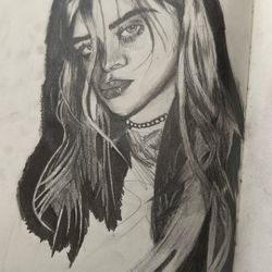 Billie Eilish Drawing