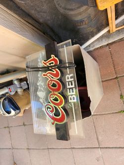 Coors Beer Lighted Bar Sign