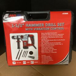 Ate Pro 1 1/2 Hammer Drill Set With Vibration Control 