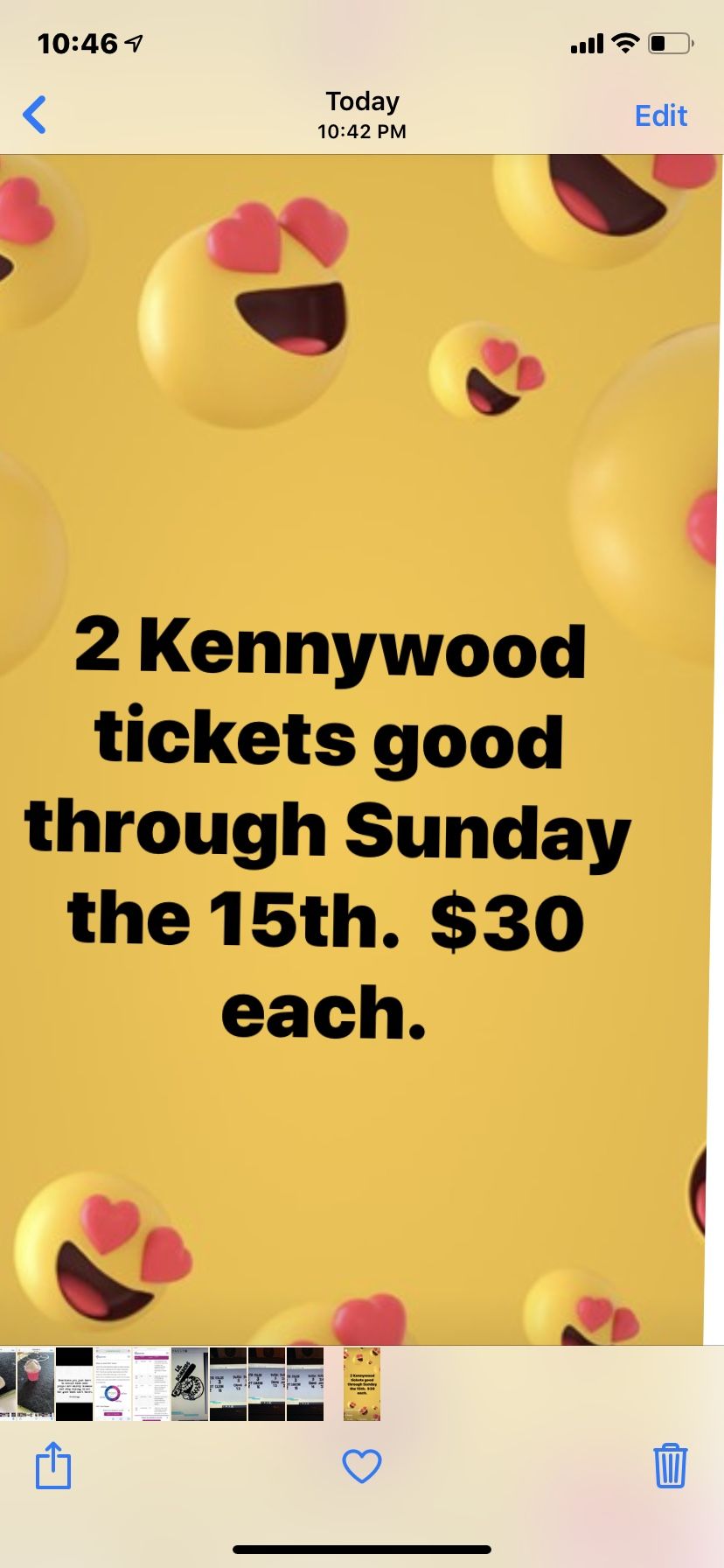 Kenny wood tickets