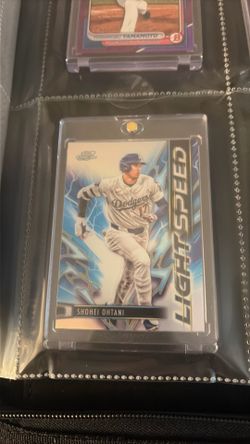 Shoei Ohtani light speed Topps chrome