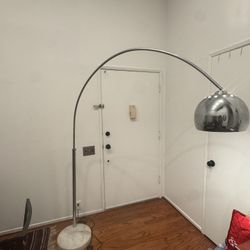 Arc Floor Lamp with Marble Base
