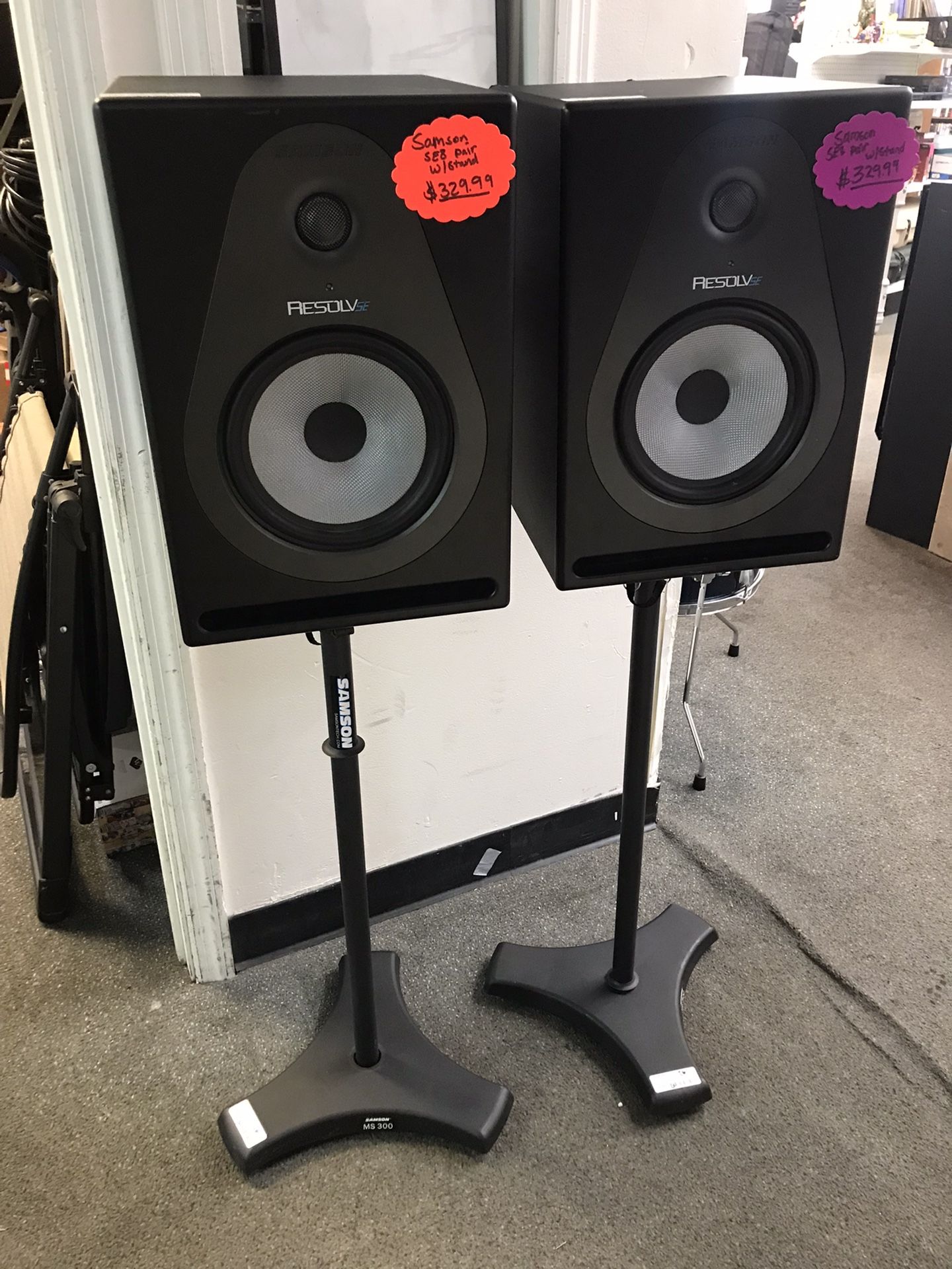 Samson Se8 8” Pair With Stand