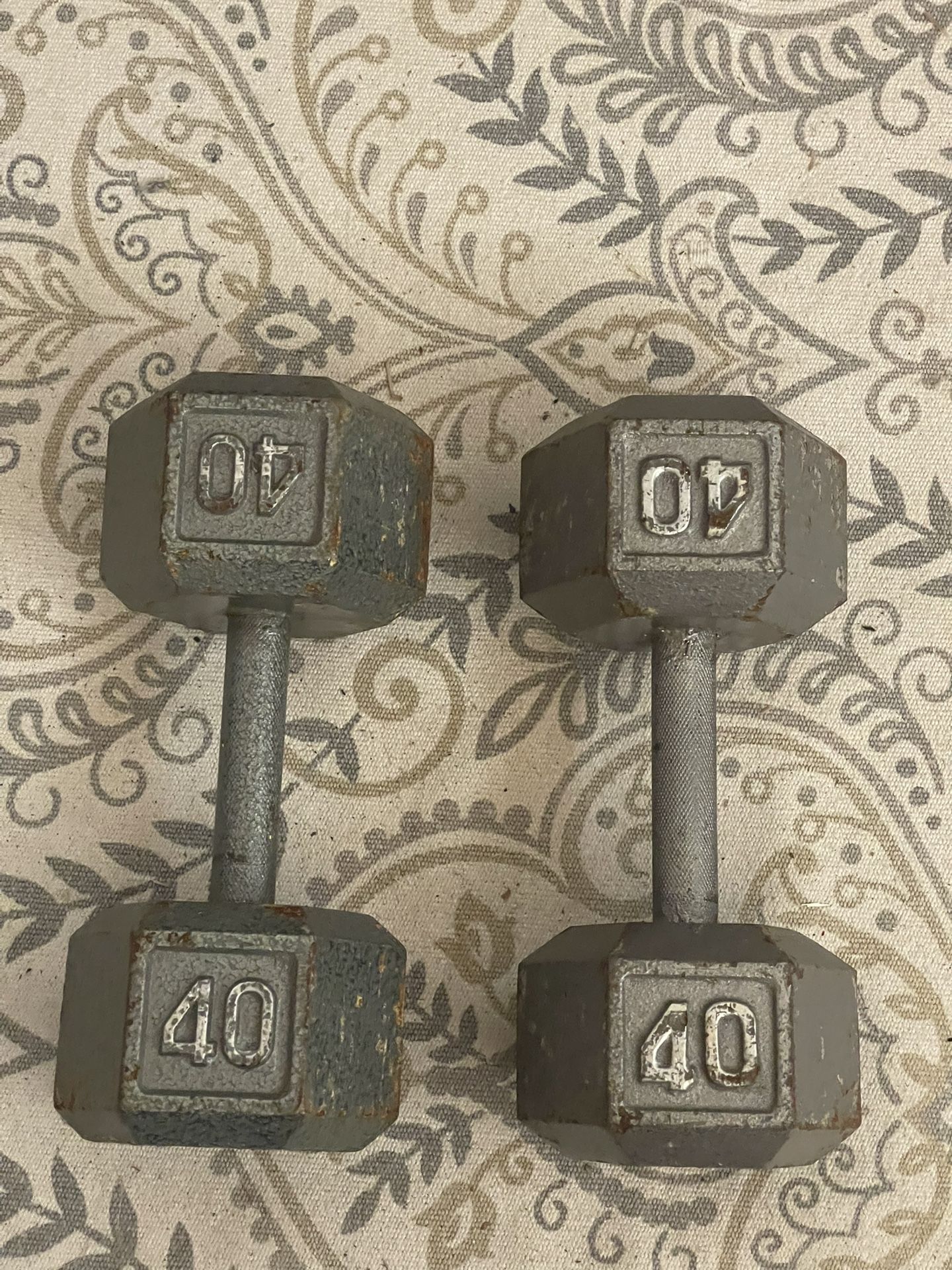 40 LB Dumbbells 