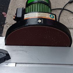 12 inch disc sander one and 1/4 horsepower motor 12 inch disc sander 1- 1/4 horsepower motor