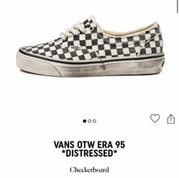 Vans OTW Era 95 Checkerboard Distressed Relic