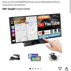  Largest 11.5 inch Wireless CarPlay Screen for Car