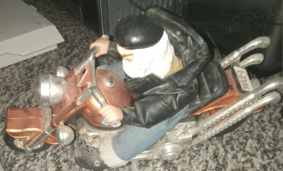 Motorcycle Santa Clause  Christmas Decoration