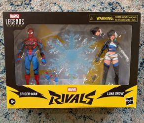 Marvel rivals Luna Snow and Spiderman figure 2-pack