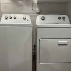 Whirlpool Washer And Dryer 