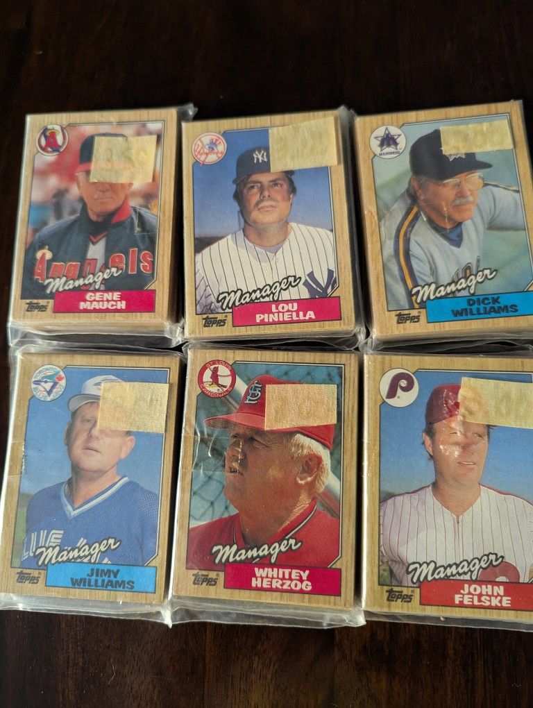 1987 Topps Team Sets