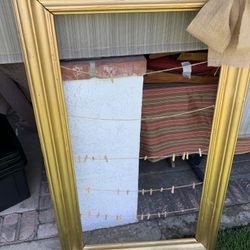 Early 1900 Picture Frame.  Redone for a party 