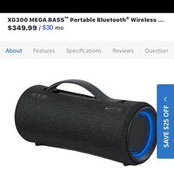 Sony Bluetooth Speaker