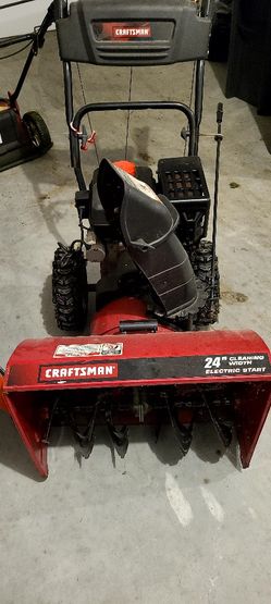 Craftsman Snowblower 24'