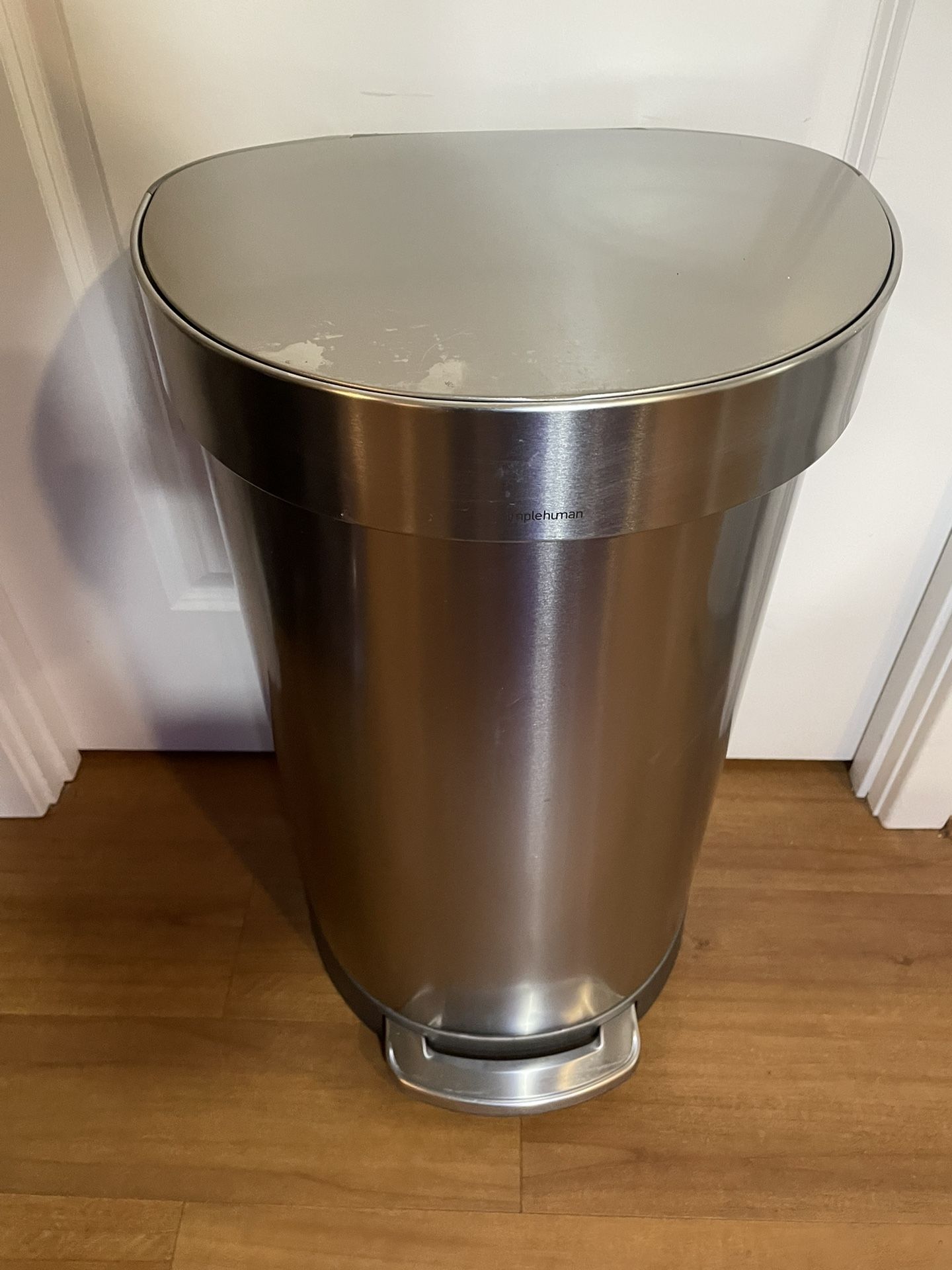 Simple Human Stainless Steel Trash Can
