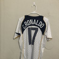 Portugal 2004 Away Ronaldo Jersey (medium Large XL)