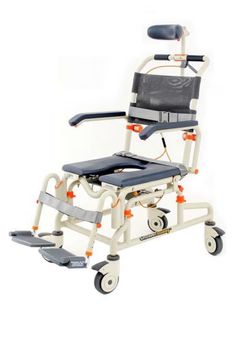 ShowerBuddy SB3T Tilt Shower & Commode Chair – Roll-In Mobility Chair