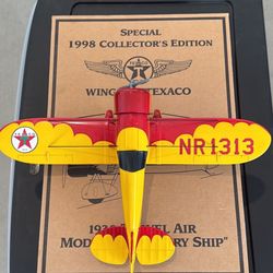 Die Cast Collectible Air Plane 1998 Release