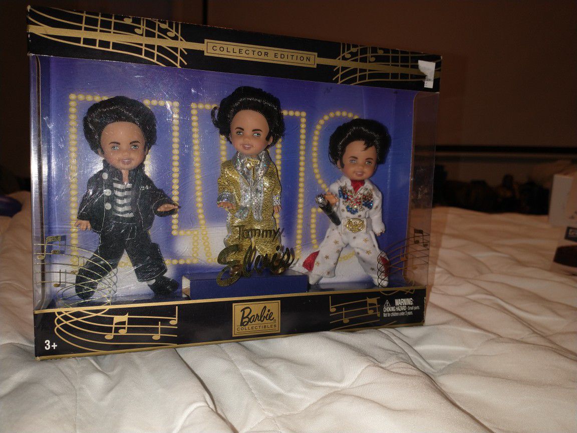 COLLECTION MINI ELVIS PRESLEY BARBI COLLECTOR EDITION NEW !!! ASKING $18.00 ONLY !!