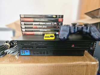 Playstation 2 Console 6 Game Bundle