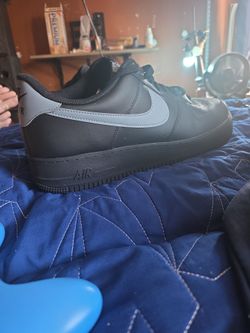 BRAND NEW Nike Air Force 1. 07 size 14 black and cool grey