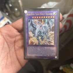 Blue Eyes Twin Burst Dragon Yugioh Card