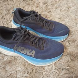 Hoka One One Mens Bondi 8 Blue Max Outer Space  1123202 OSAA Size 11.5 D