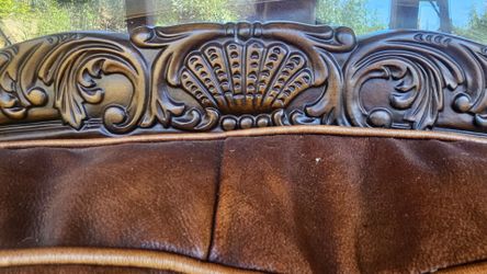 Ashley Signature Brown leather sofa