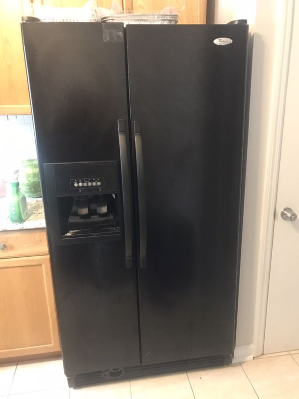 Whirlpool Black , Double Door Fridge for Sale in Rahway, NJ OfferUp