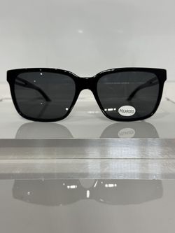 Versace 4307 Black Acetate w. custom Gray Polarized Sunglasses 