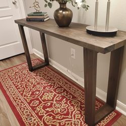 Handcrafted Rustic Farmhouse Console Table | Entryway or Sofa Table
