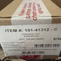 Surging Sparks Booster Box Case 