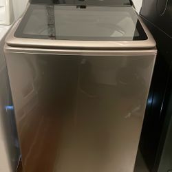 LIKE NEW Samsung 5.0 cu. ft. Top Load Washer (Champagne) – FREE DELIVERYee