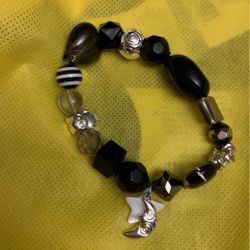 Avon Beaded Charm Bracelet 