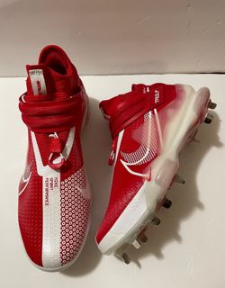 NIKE FORCE ZOOM TROUT 7 “UNIVERSITY RED” LOW METAL BASEBALL CLEATS SIZE 11