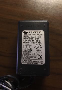 KENTEX MA15-050 AC ADAPTER