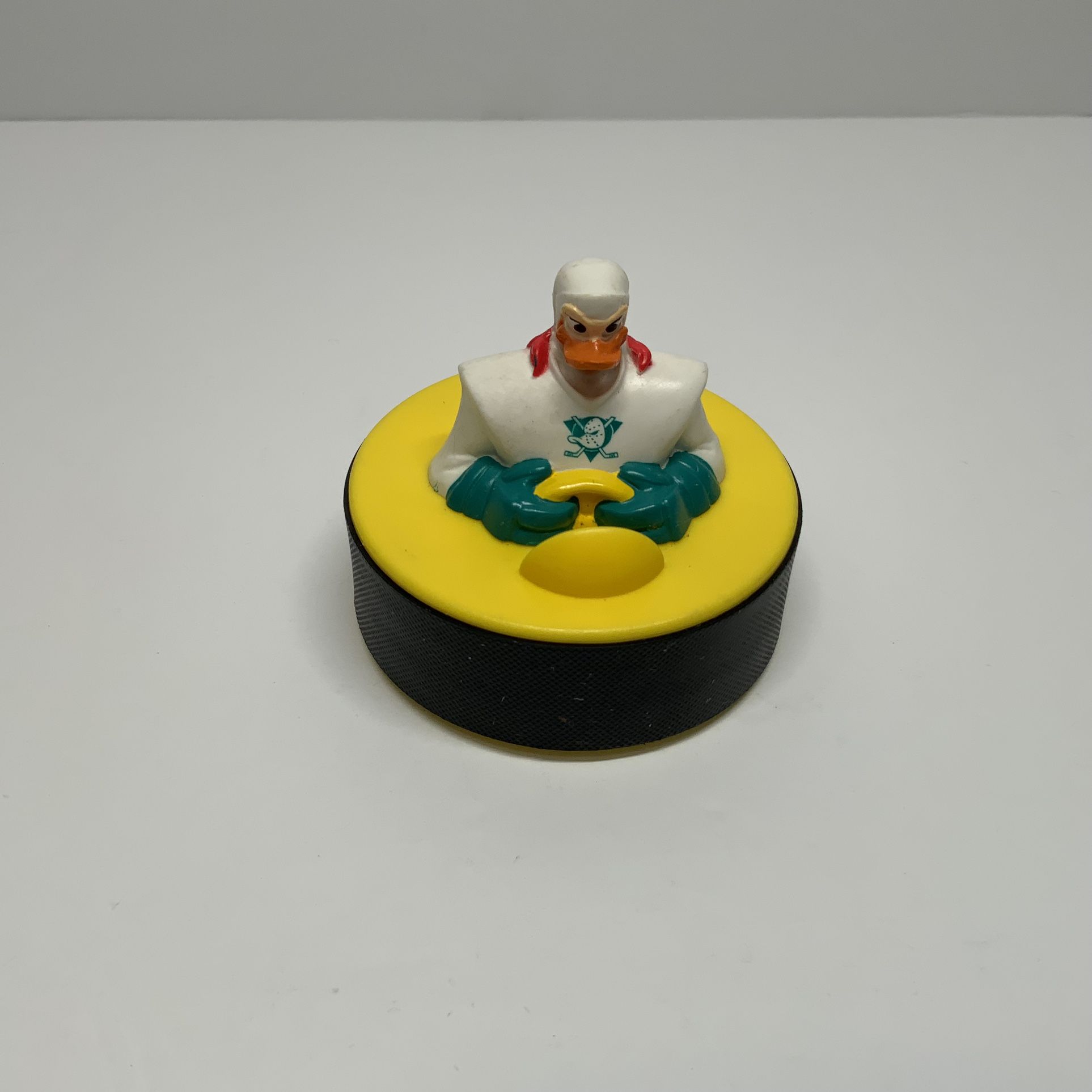 Vintage 1996 McDonald's Disney Mighty Ducks Mallory Hockey Puck Happy Meal Toy