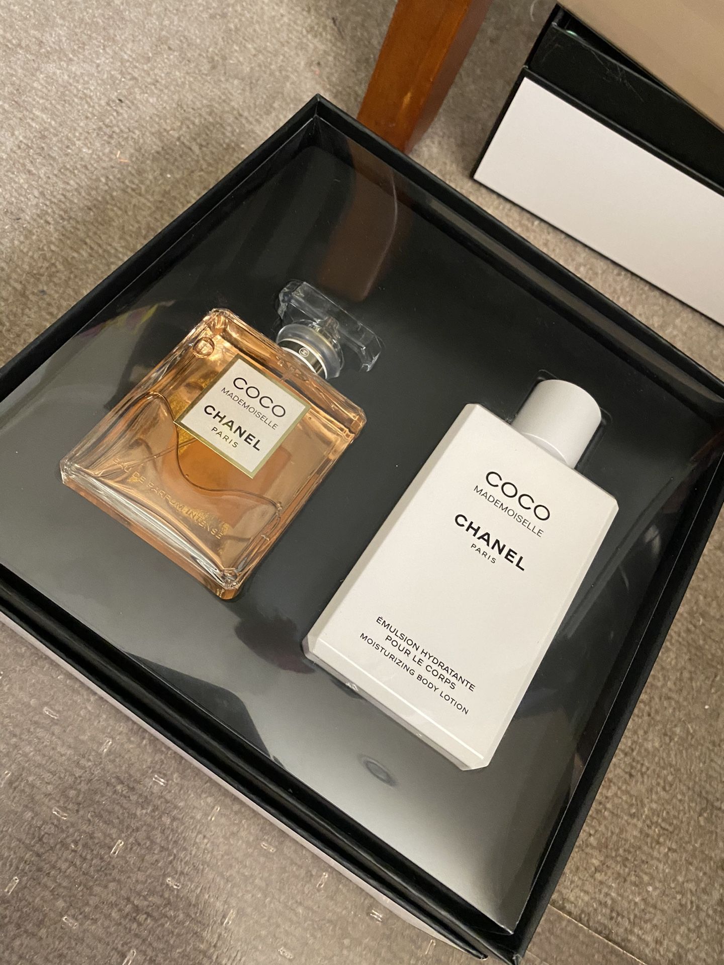 Chanel coco perfume set