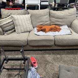 Couch and whirlpool oven 