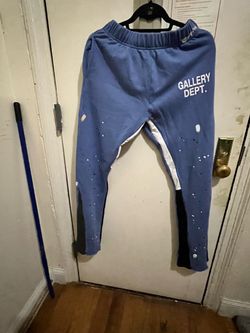 Gallery Dept. Blue Paint Splatter Sweatpants